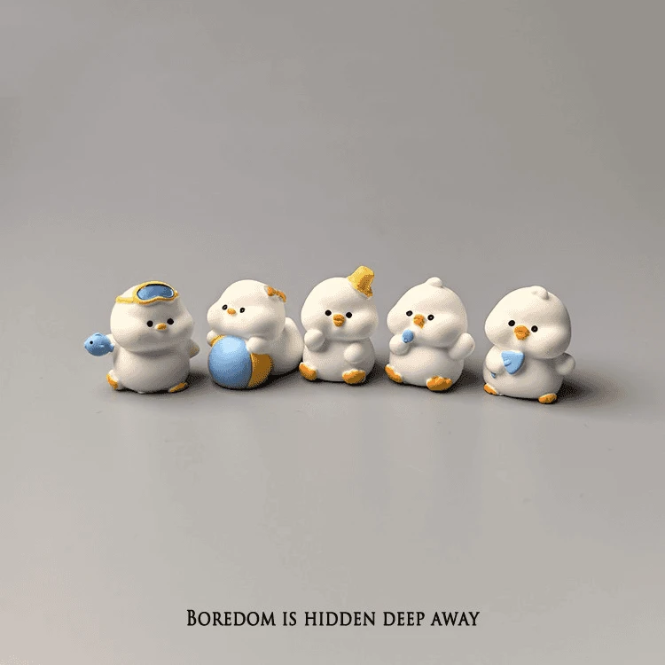 无聊了！摆一堆鸭小动物男生摆件桌面装饰工位桌面小摆件稀奇古怪