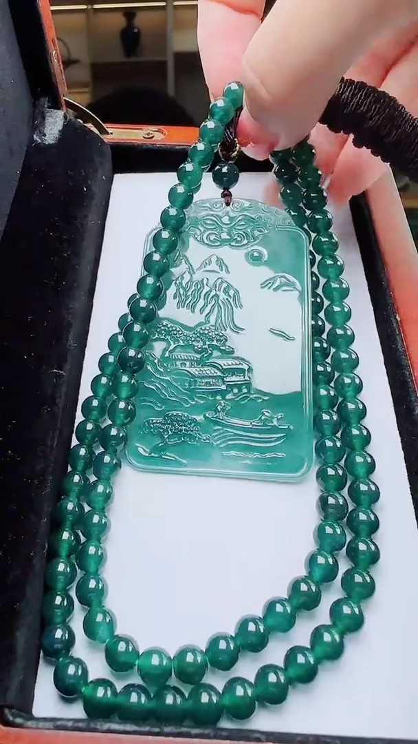 颈饰未镶嵌翡翠多样性发其一78389