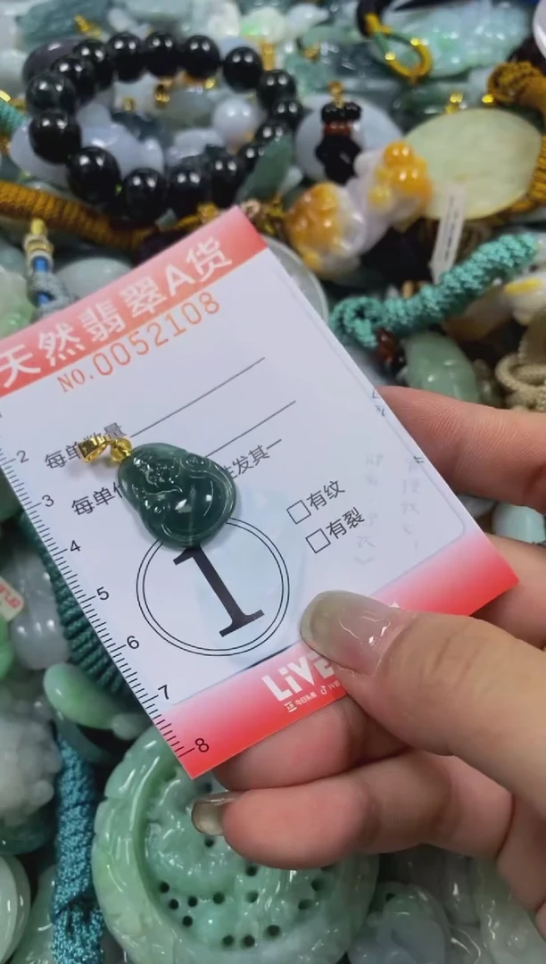 翡翠未镶嵌颈饰闪购0052108