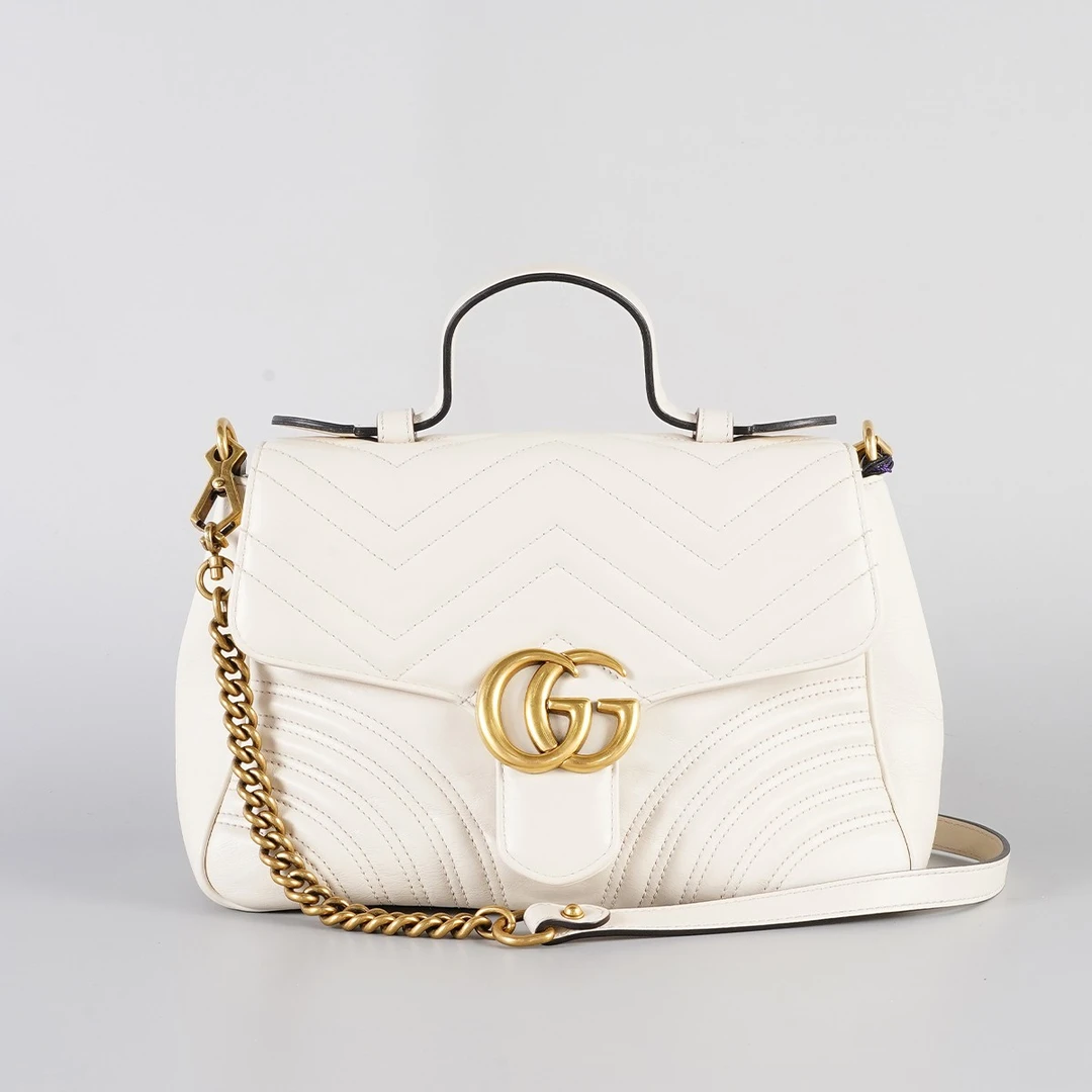 95新 GUCCI/古驰 【白菜】马蒙手提中号/BG22011272