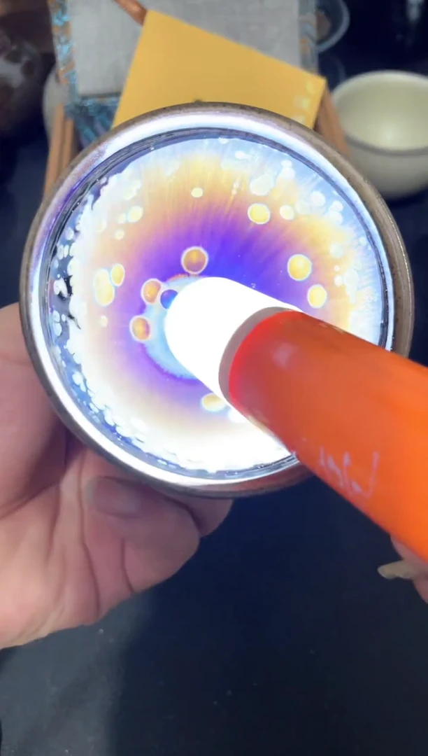 茶盏飞星带礼盒耀变