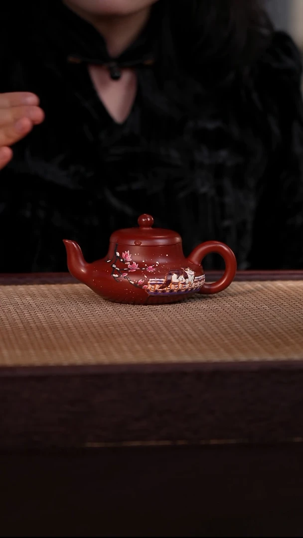 茶壶紫砂朱泥  150cc