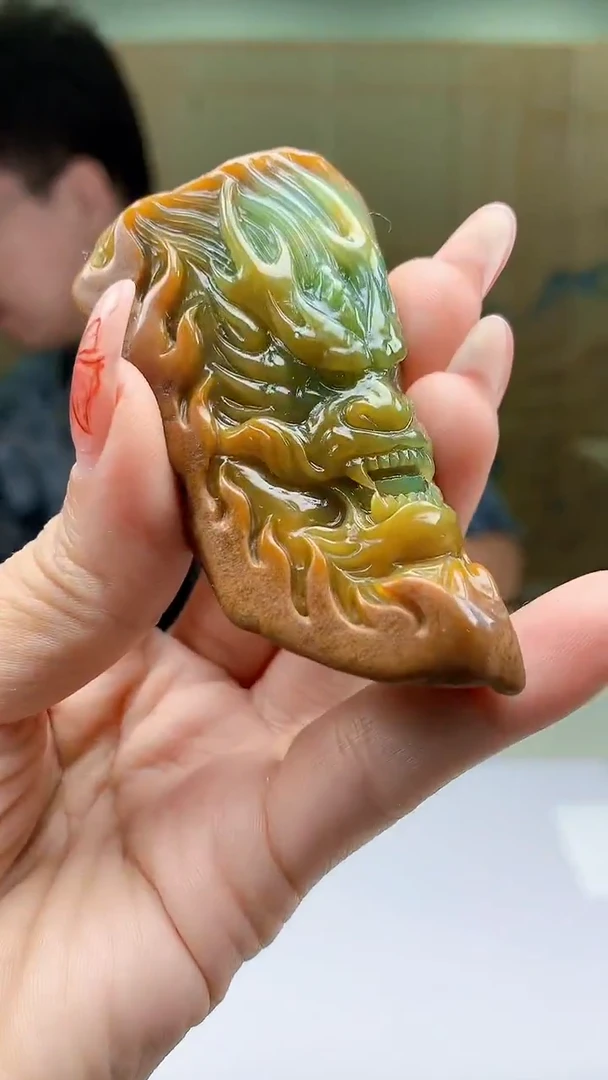 【闪购商品】定制翡翠未镶嵌4688ty-毛货挂件41