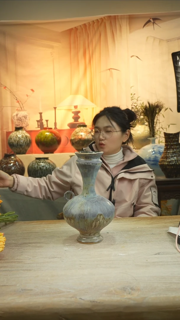 高度27 口径8.5陶瓷花瓶