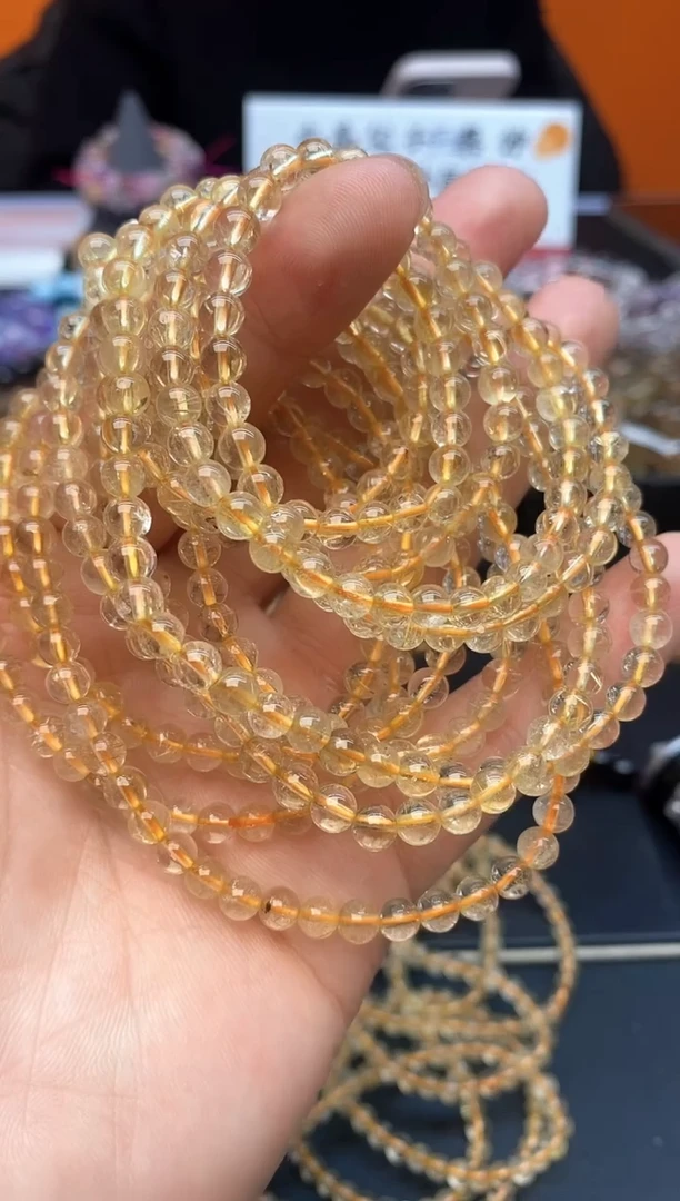 【闪购商品】水晶手链未镶嵌22 金发多圈