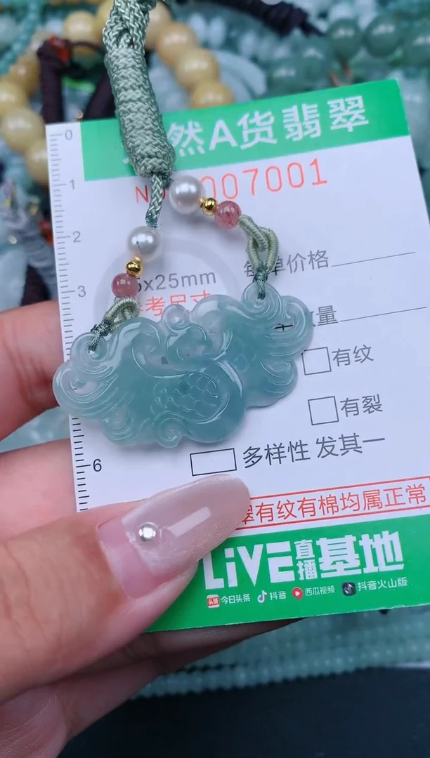 翡翠未镶嵌颈饰.0007001