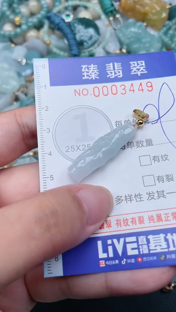 翡翠未镶嵌颈饰.0003449