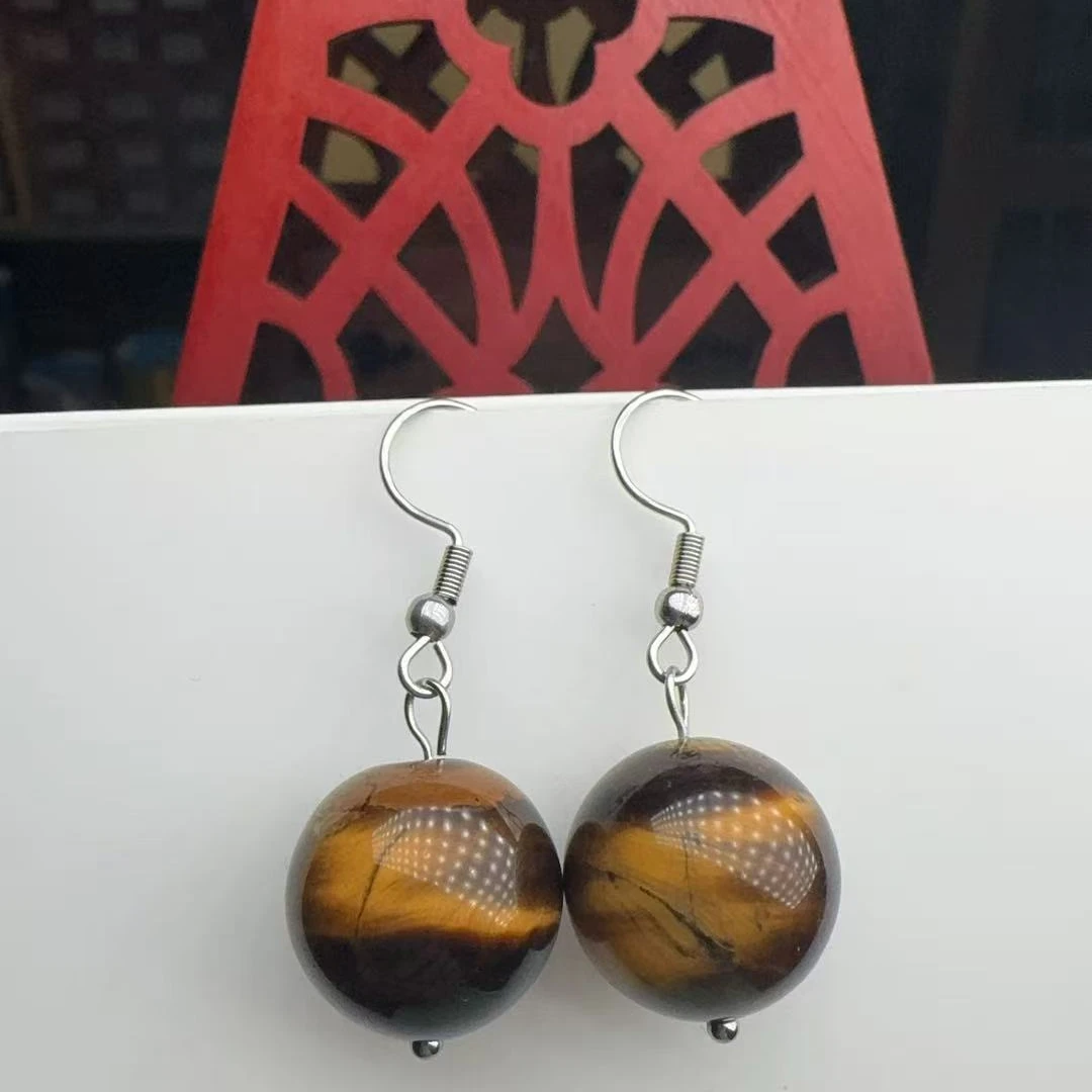 【三少人文晶典】【金木水火土】天然水晶高档设计耳坠