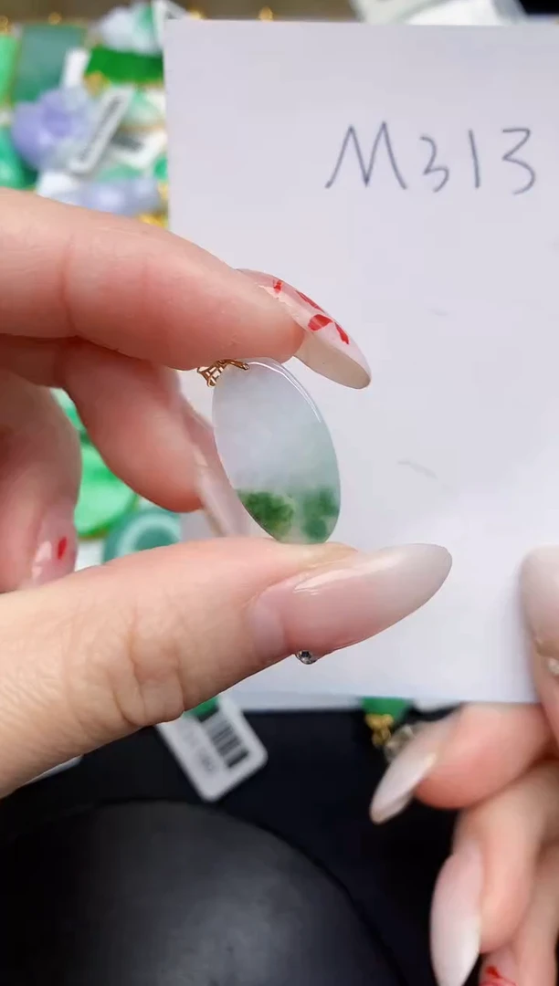 【闪购商品】翡翠颈饰18K金镶嵌000000000000