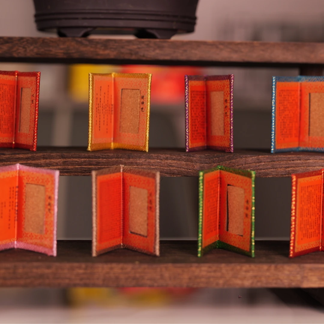 非金属布艺手链 泰山奶奶御守平安香包新年红绳香囊挂件纪念品