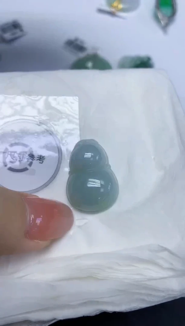 颈饰未镶嵌翡翠天然缅甸翡翠A货百元以上9元证书费自理