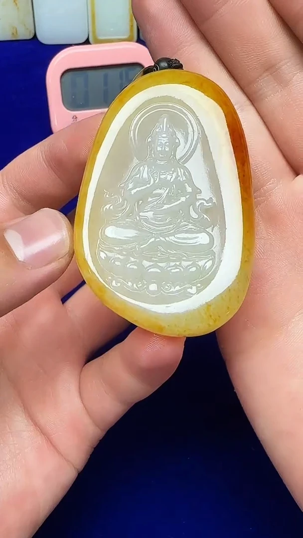 和田玉未镶嵌挂件1