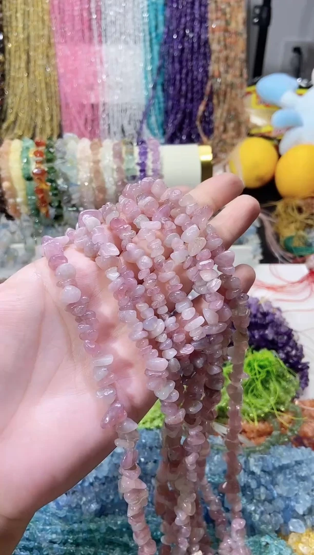 未镶嵌珠宝半成品水晶深紫马粉
