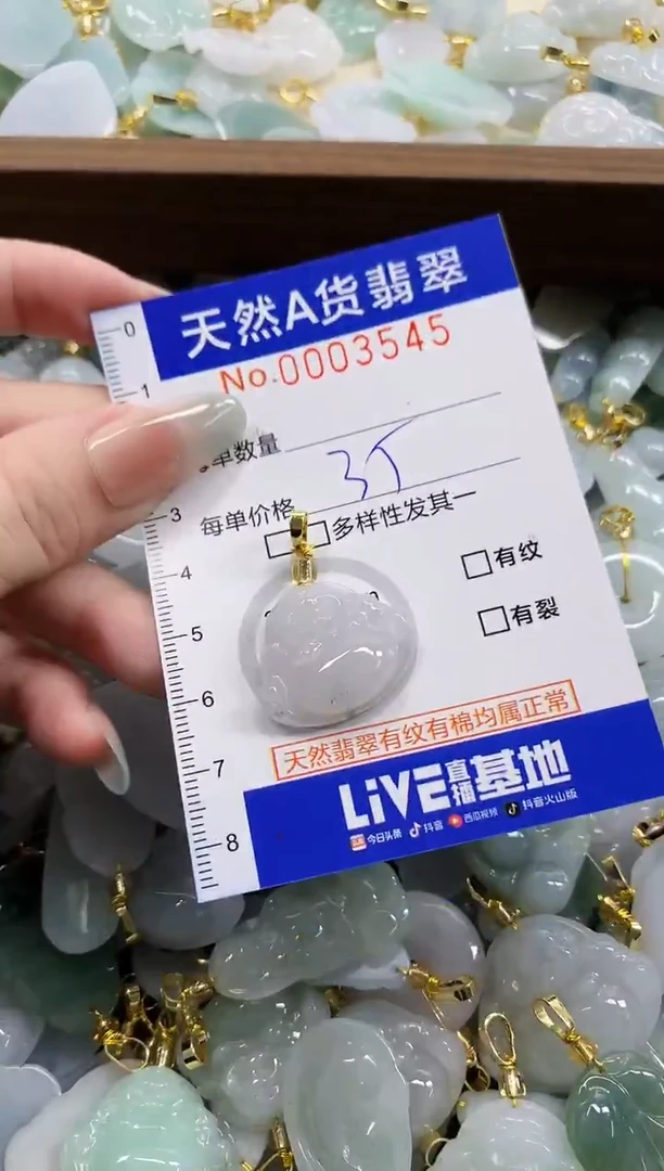 颈饰未镶嵌翡翠天然A货翡翠