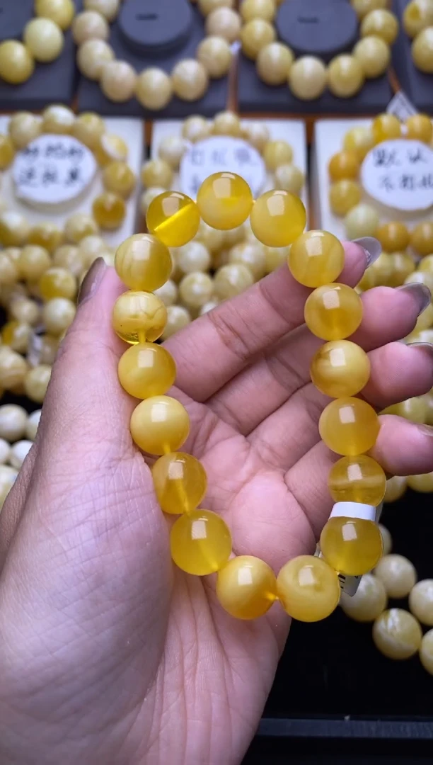 裸石琥珀未镶嵌大小姐珠宝124