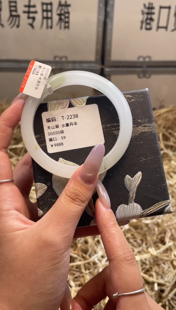 未镶嵌手镯石英质玉T2238