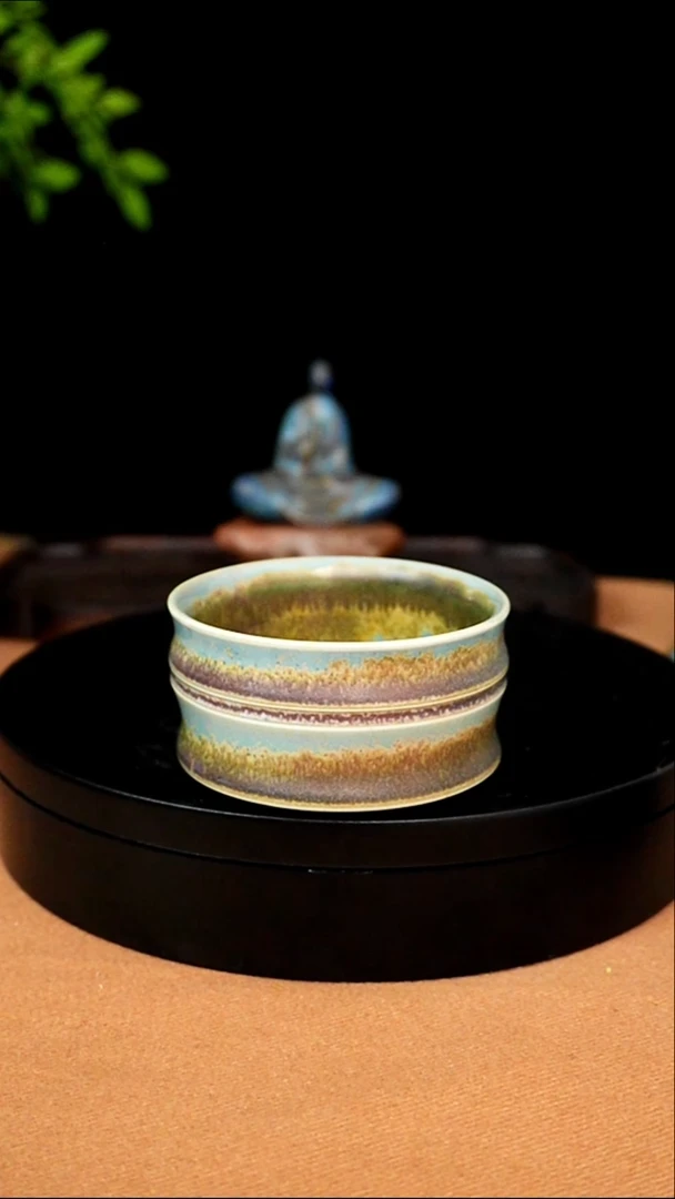 国工段晓辉老师款原矿钧瓷手签主人杯