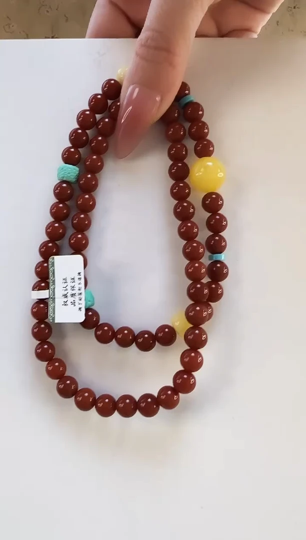 颈饰未镶嵌南红玛瑙项链