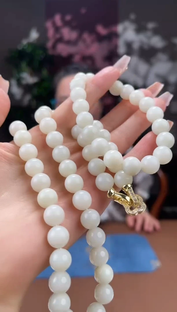 和田玉未镶嵌颈饰S944