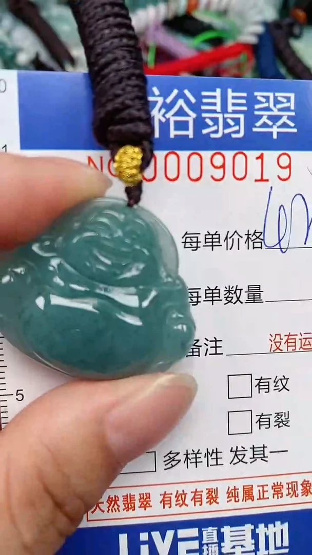 翡翠未镶嵌颈饰...0009019