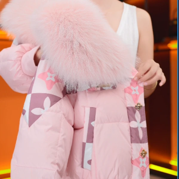 CC-2025新款大毛领高级加厚冬季新款羽绒服