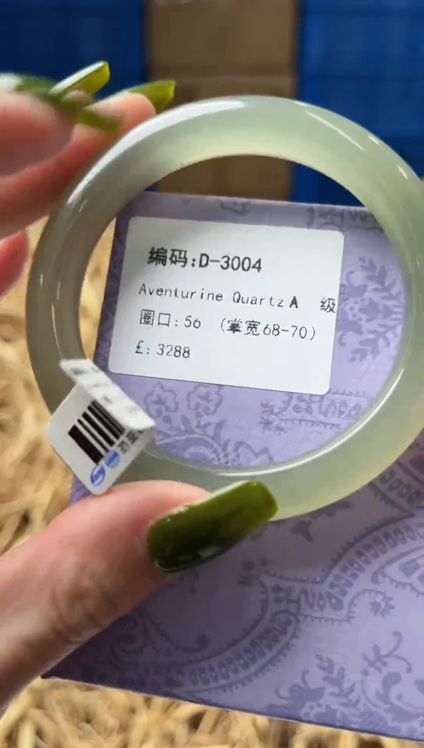 未镶嵌手镯石英质玉D3004