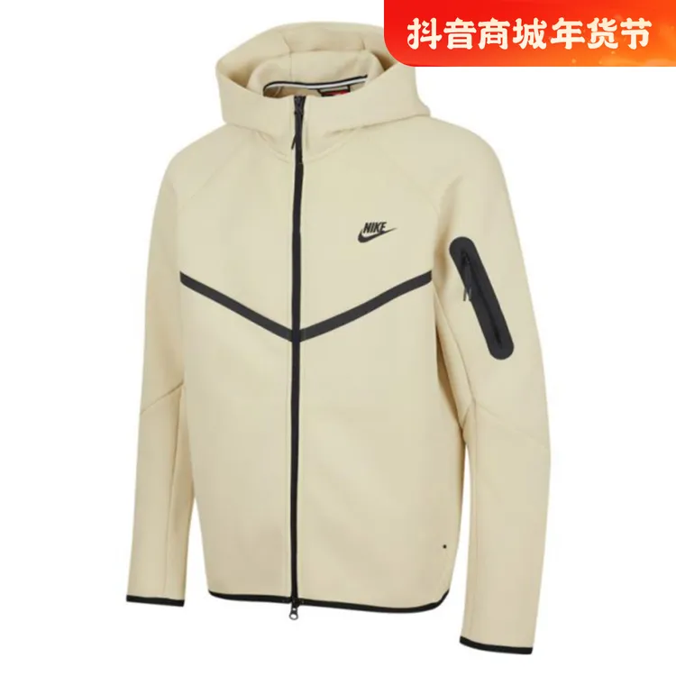 NIKE耐克男子NK TCH FLC FZ WR HOODIE针织连帽外套HV0950-234