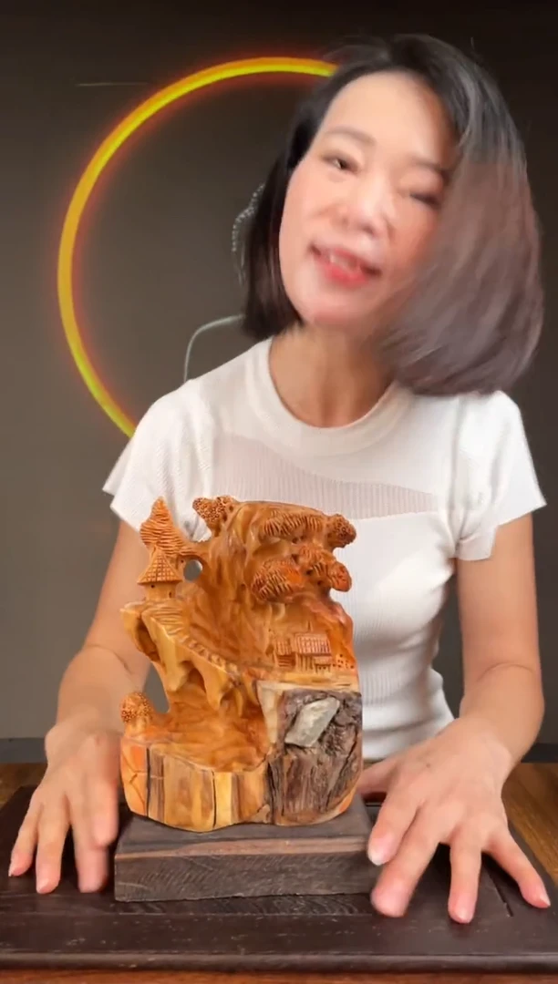 柏木（崖柏）手工摆件,先抢先得! 编号:51