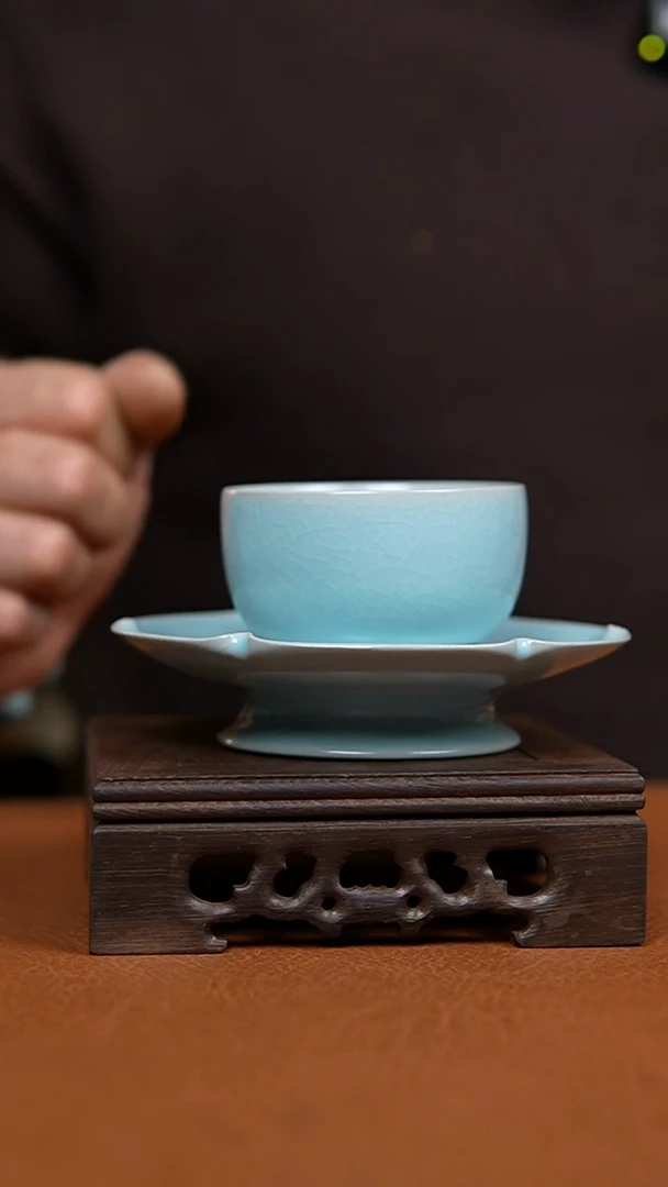 其他仿古宋臻纯手工罗汉盏托一级