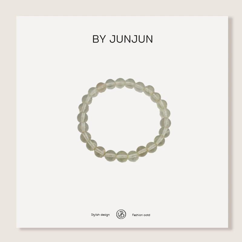 非金属仿水晶手链 【浅黄晶】冰晶柠檬