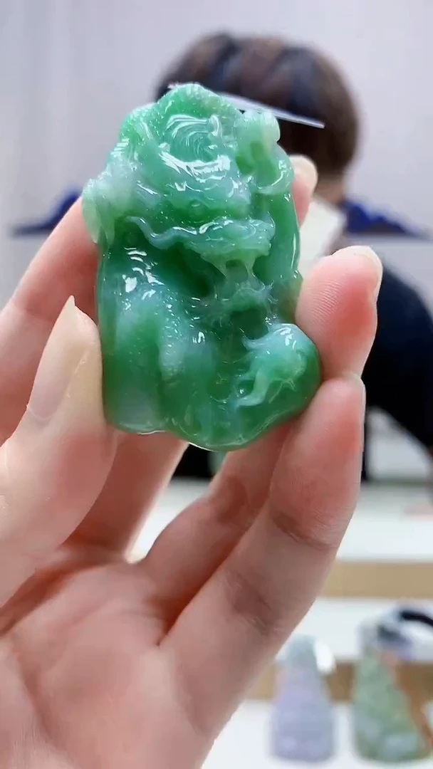 未镶嵌定制翡翠4868zm-毛货挂件16