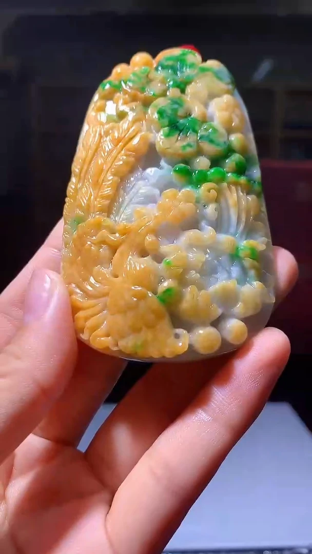 定制翡翠未镶嵌1034hm-毛货挂件99