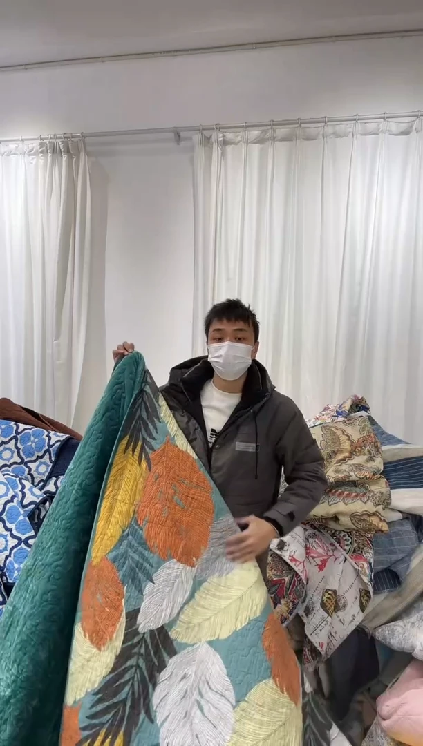 棉220*230纯棉床盖130号微瑕