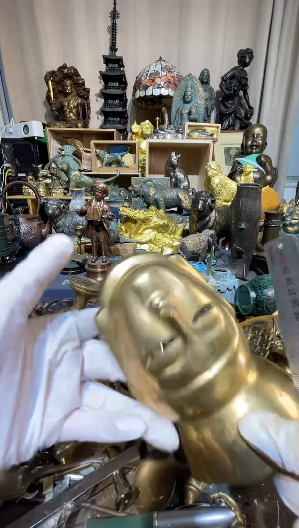 大阪回流铜器摆件123