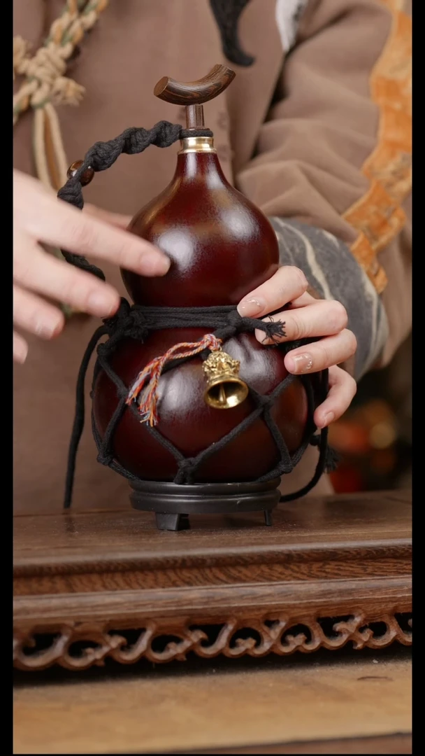 40号精品天然大漆酒葫芦一物一拍~