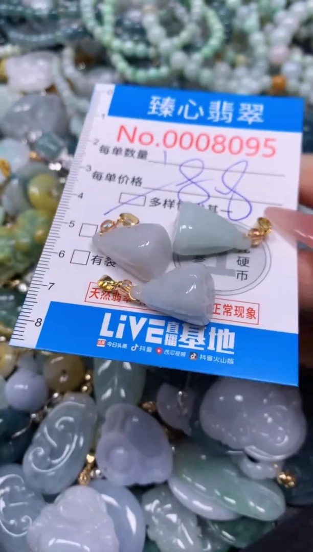 【闪购商品】翡翠颈饰未镶嵌含绳0008095