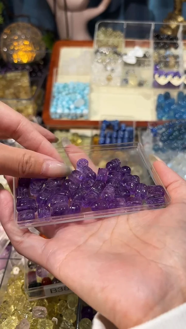 【闪购商品】水晶手串未镶嵌紫水晶貔貅单个约卡8