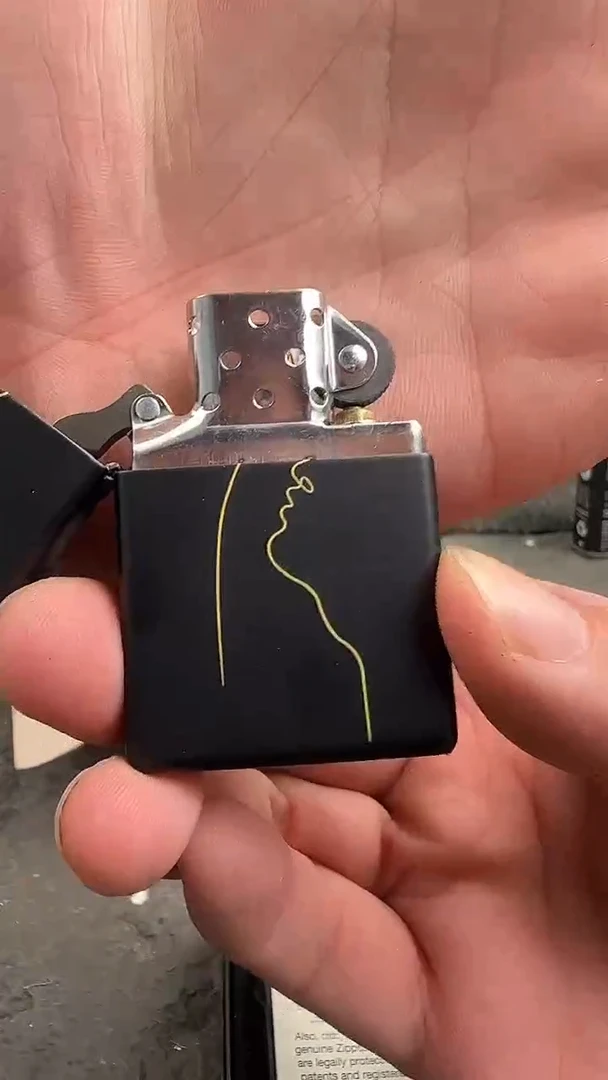 铜zippo打火机美人