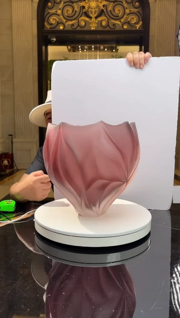 【闪购商品】摆件AJ05556紫水晶艺术琉璃花器