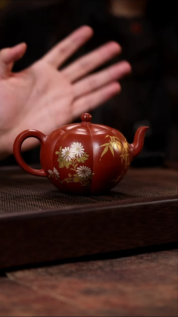 紫砂南瓜 可心朱泥