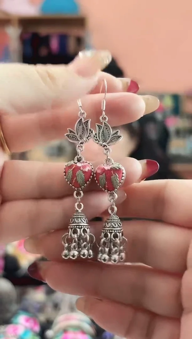 织绣艺枝独绣手工饰品7