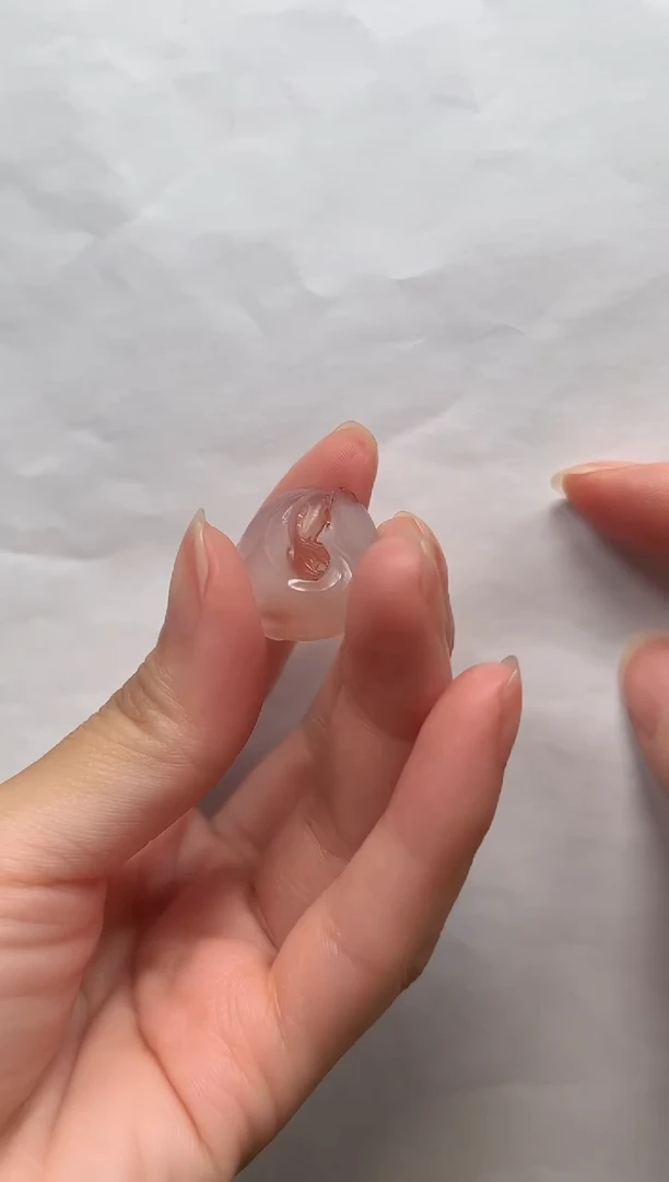 颈饰未镶嵌南红玛瑙兔***爱吊坠