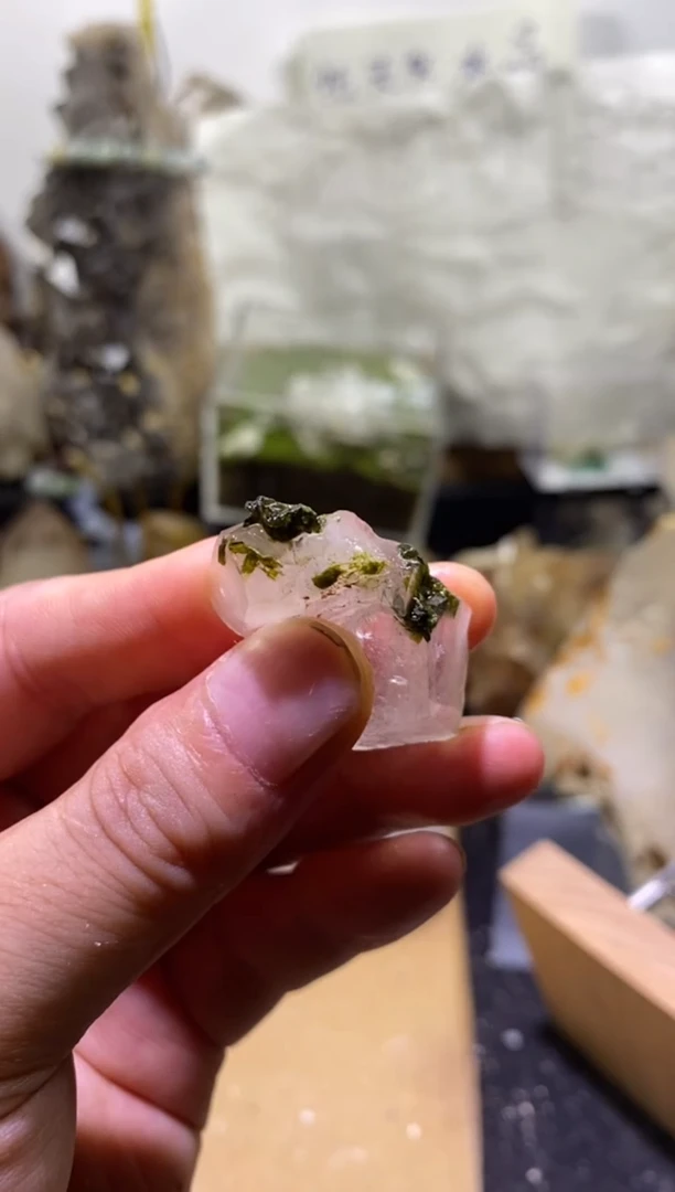 水晶珠宝半成品未镶嵌67号花园水晶