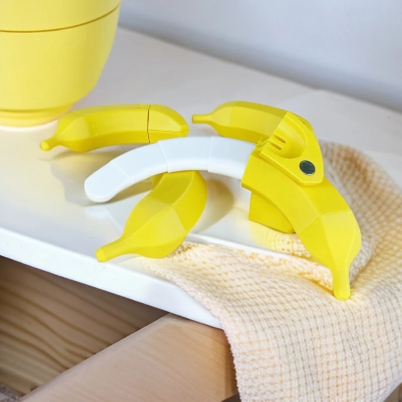 3D打印伸缩香蕉刀玩具搞笑整蛊解压神器迷你随身携有磁铁伸缩剑