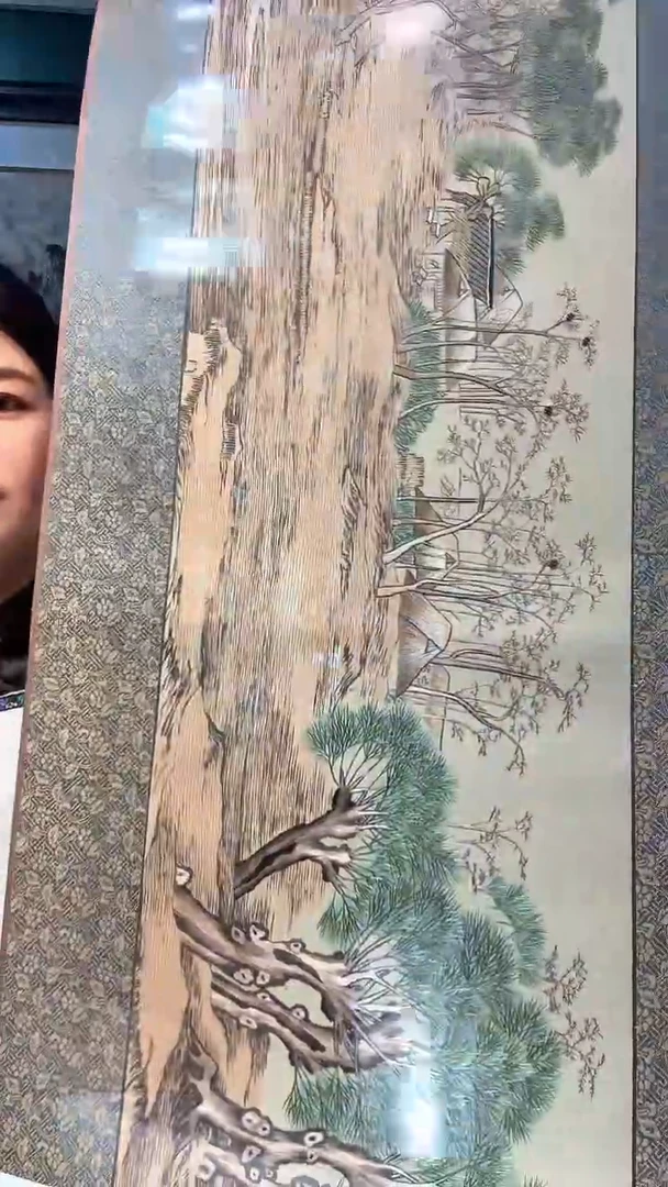 刺绣非遗苏绣手工刺绣软裱