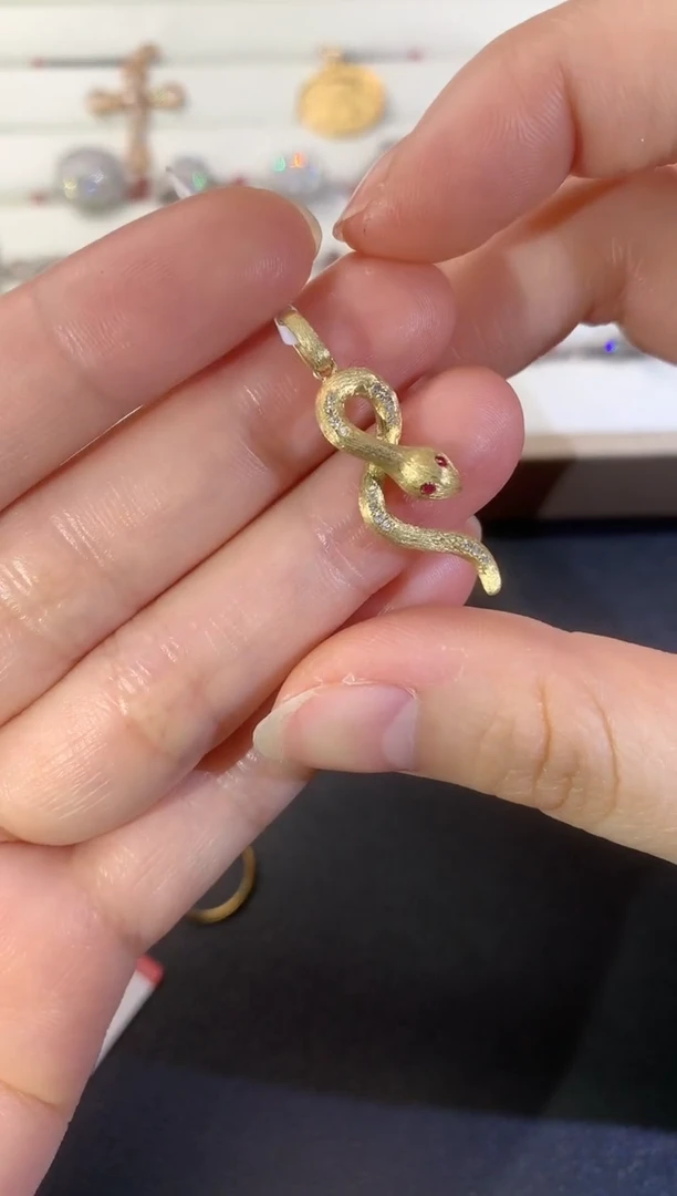 【闪购商品】钻石吊坠18K金镶嵌R102|1999