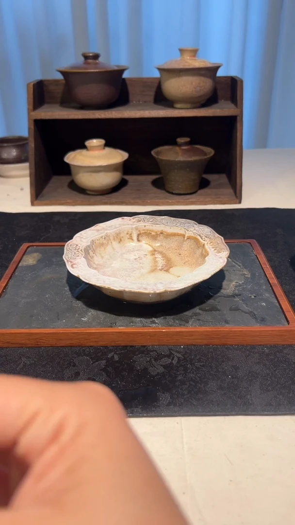 景德镇柴烧裸烧全手工壶承346