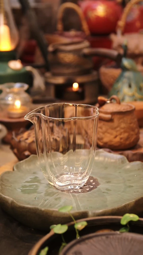 透明玻璃公道杯一只