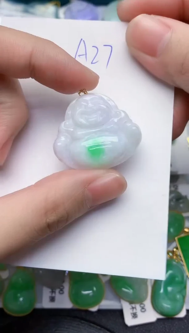 【闪购商品】翡翠颈饰18K金镶嵌000000000