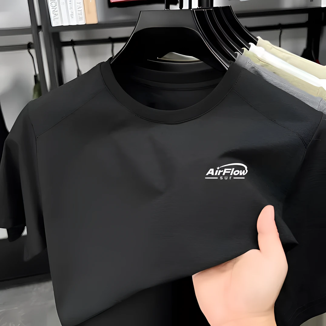 【新款上新】夏季迪桑棉男款短袖休闲运动速干圆领透气宽松百搭